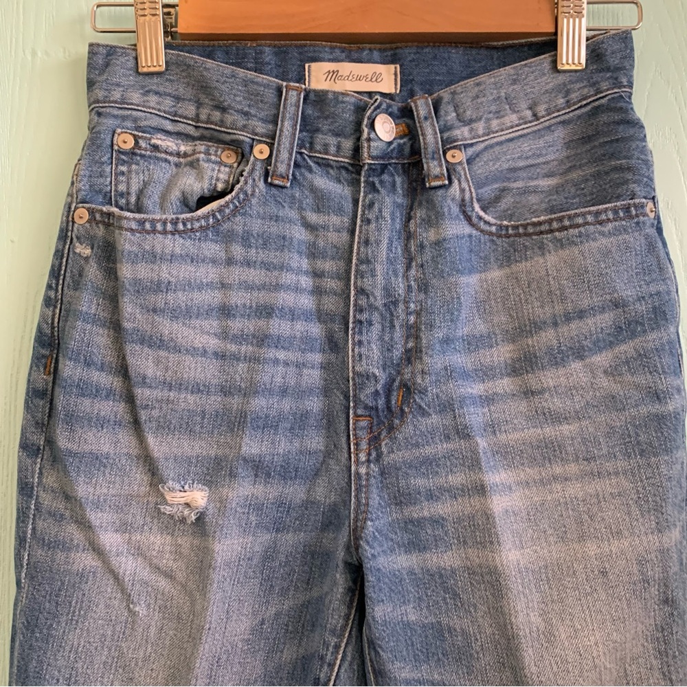 5for20 Madewell rigid skinny distressed high waisted jeans - Picture 5 of 11